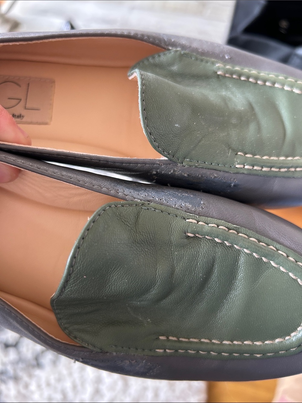AGL (Attilio Giusti Leombruni) Leather Italian Ballet Flats Italy Size 35 / US 5 - Picture 9 of 9